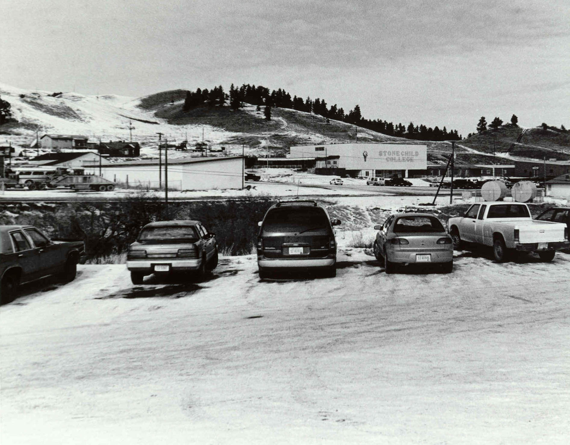 Parking Lot Tribal Offices